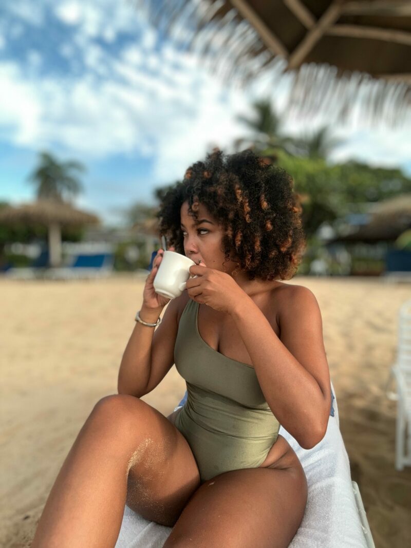 green swimsuit with tea scaled